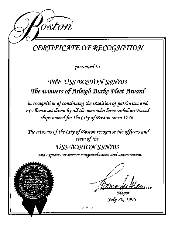 Arleigh Burke Award